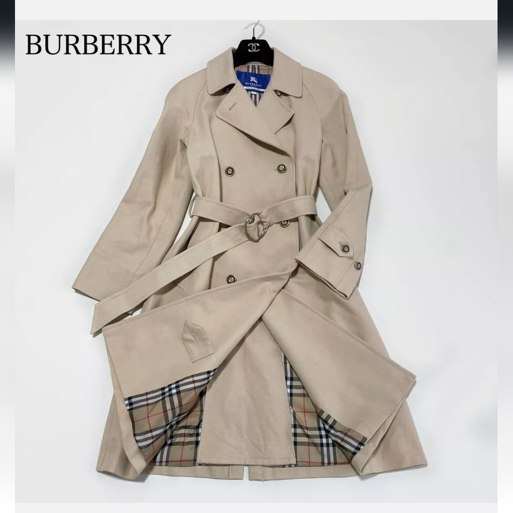 Burberry blue label coat